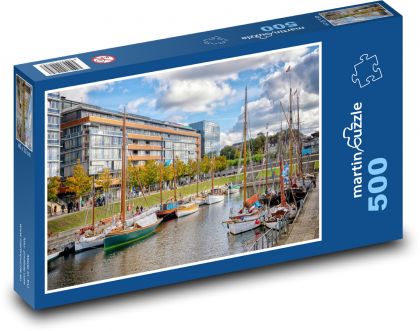 Kilonia - łodzie - Puzzle 500 elementów, rozmiar 46x30 cm