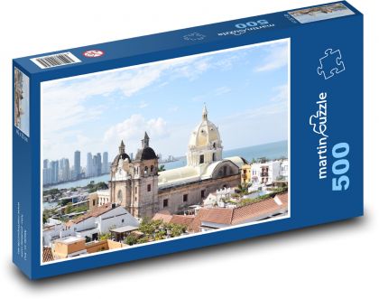 Cartagena de Indias - Kolumbia - Puzzle 500 dielikov, rozmer 46x30 cm 