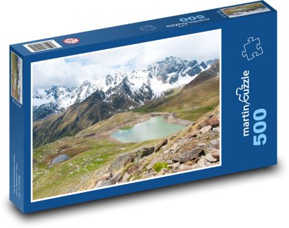Mountain landscape - mountains - Puzzle of 500 pieces, size 46x30 cm 