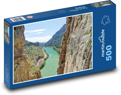 Andalusia, Province of Malaga - Puzzle of 500 pieces, size 46x30 cm 