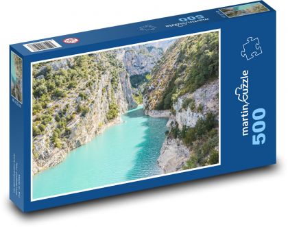 France - Grand canyon du Verdon - Puzzle of 500 pieces, size 46x30 cm 