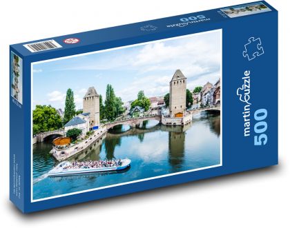 Strasbourg - France - Puzzle of 500 pieces, size 46x30 cm 