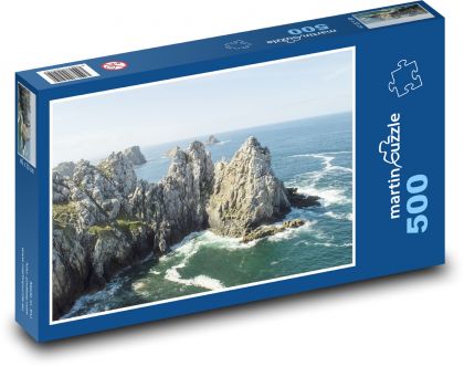 Pointe de Pen-Hir - France - Puzzle of 500 pieces, size 46x30 cm 