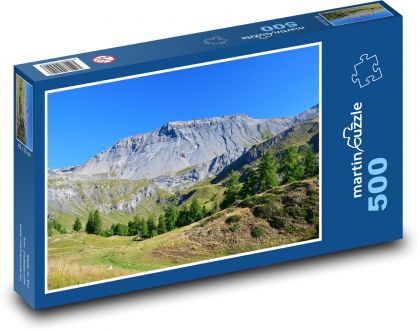 Alpy, horská krajina - puzzle 500 dílků