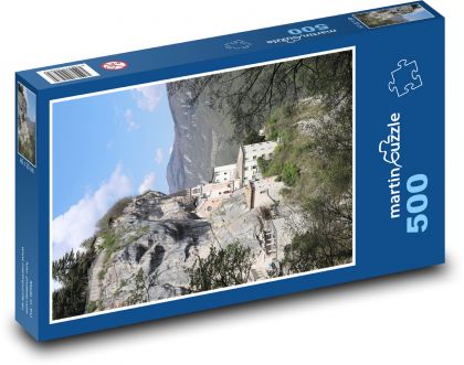 Madonna della Corona - Italy - Puzzle of 500 pieces, size 46x30 cm 