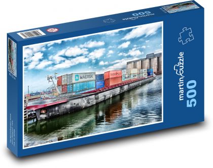 Rotterdam - Holandia - Puzzle 500 elementów, rozmiar 46x30 cm