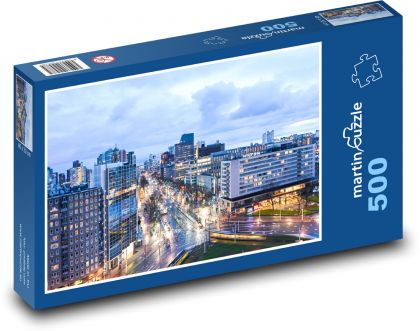 Rotterdam bei Nacht - Puzzle - 500 Teile