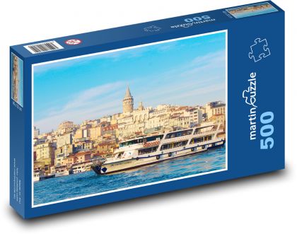 Galata Tower, Turkey - Puzzle of 500 pieces, size 46x30 cm 