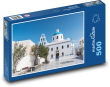 Santorini - Grécko Puzzle 500 dielikov - 46 x 30 cm 