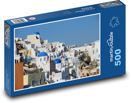 Grecja - Santorini - Puzzle 500 elementów, rozmiar 46x30 cm