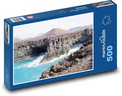 Los Herrideros - Lanzarote - Puzzle of 500 pieces, size 46x30 cm 