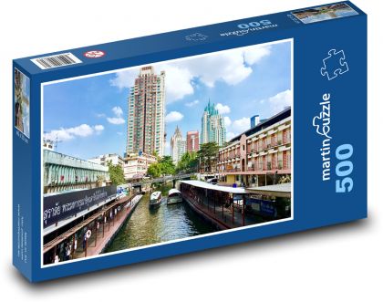 City - Bangkok - Puzzle of 500 pieces, size 46x30 cm 