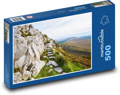 Mountain - Stairs - Puzzle of 500 pieces, size 46x30 cm 