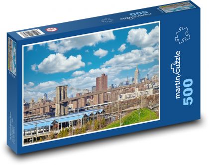 Brooklyn Bridge - Puzzle of 500 pieces, size 46x30 cm 