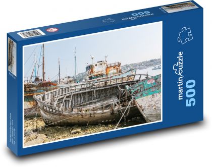 Schiffswracks - Frankreich - Puzzle - 500 Teile