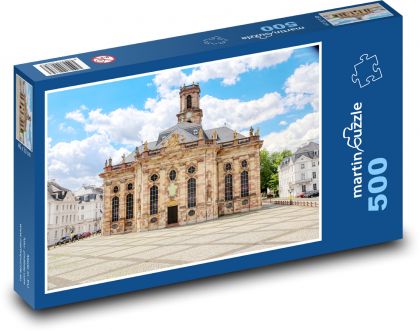 Saarbrücken kostel - puzzle 500 dílků