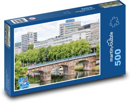 Saarbrücken - Saara - Puzzle 500 elementów, rozmiar 46x30 cm
