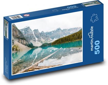 Pohorie Bannf - Kanada - Puzzle 500 dielikov, rozmer 46x30 cm 