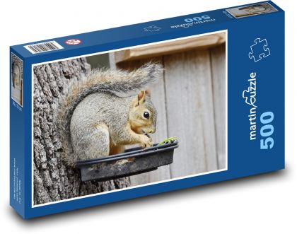 Squirrel - Puzzle of 500 pieces, size 46x30 cm 