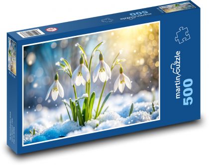 Galanthus - Puzzle of 500 pieces, size 46x30 cm 