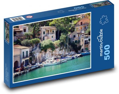 Seaport - Puzzle of 500 pieces, size 46x30 cm 