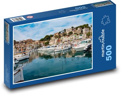 Mallorca Port - Puzzle of 500 pieces, size 46x30 cm 