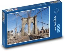 Brooklyn most - New York Puzzle 500 dielikov - 46 x 30 cm