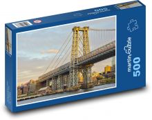 New York - Brooklynský most Puzzle 500 dielikov - 46 x 30 cm 