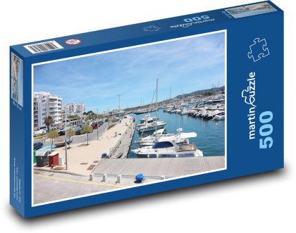 Spanien - Hafen - Ibiza - Puzzle - 500 Teile