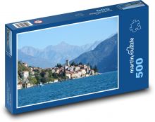 Jezero Como - Itálie Puzzle 500 - 46x30 cm