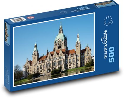 Nové radnice v Hannoveri - Puzzle 500 dielikov, rozmer 46x30 cm 