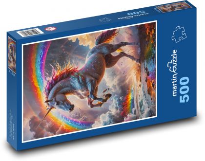 Jednorožec - Puzzle 500 dielikov, rozmer 46x30 cm 