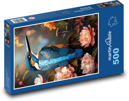 Ledňáčik - Puzzle 500 dielikov, rozmer 46x30 cm 