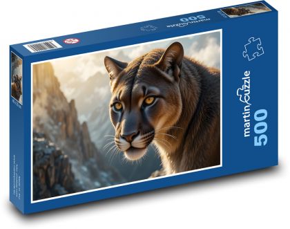 Ein Berglöwe - Puzzle - 500 Teile