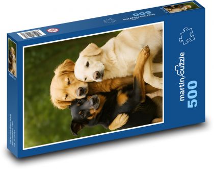 Psi v objetí - puzzle 500 dílků