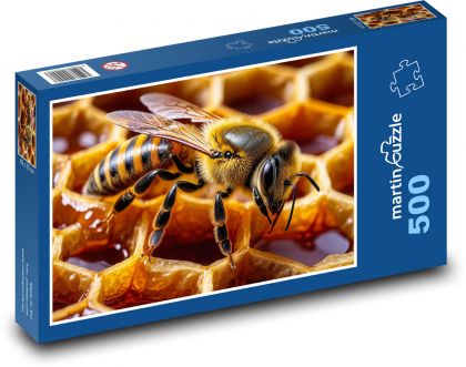 Pszczoła - Puzzle 500 elementów, rozmiar 46x30 cm