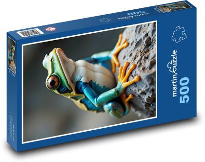 Žába - Puzzle 500 dílků, rozměr 46x30 cm