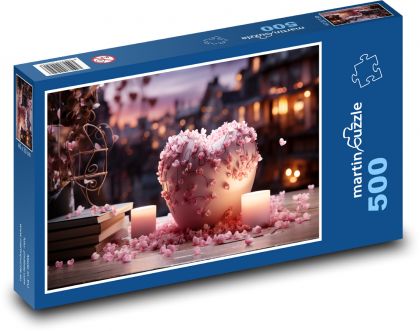 Sviečky - Puzzle 500 dielikov, rozmer 46x30 cm 