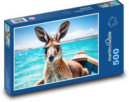 Kangaroo - Puzzle of 500 pieces, size 46x30 cm 