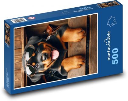 Rottweiler - Welpe - Puzzle - 500 Teile