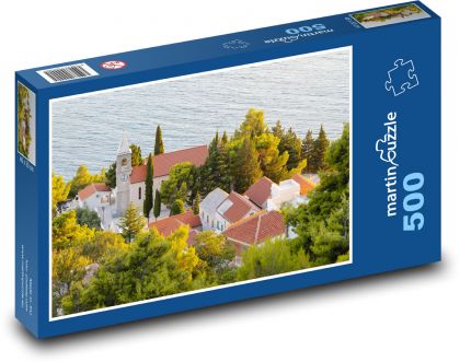 Kostel - hrad - puzzle 500 dílků