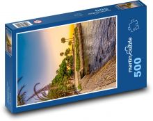 Francie - Pobřeží Puzzle 500 dílků - 46 x 30 cm