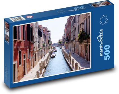 Benátsky kanál - Puzzle 500 dielikov, rozmer 46x30 cm 
