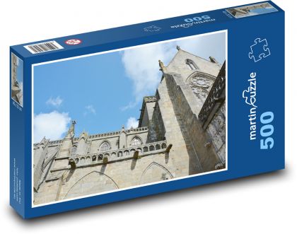 Katedrála Dol de Bretagne - Puzzle 500 dielikov, rozmer 46x30 cm 