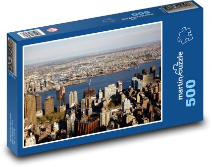 New York - Empire State Building - puzzle 500 dílků