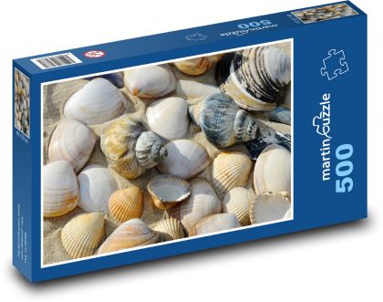 Shellfish from the sea - Puzzle of 500 pieces, size 46x30 cm 