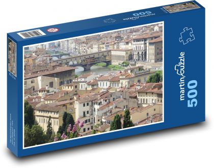 Florencja - Włochy - Puzzle 500 elementów, rozmiar 46x30 cm