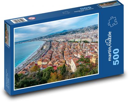 France - coast - Puzzle of 500 pieces, size 46x30 cm 