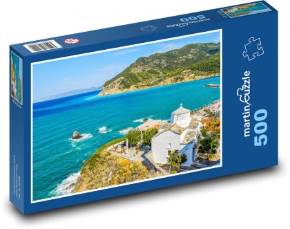 Greece - Skopelos - Puzzle of 500 pieces, size 46x30 cm 