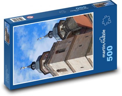 Bayreuth - Kirchturm, Deutschland - Puzzle - 500 Teile